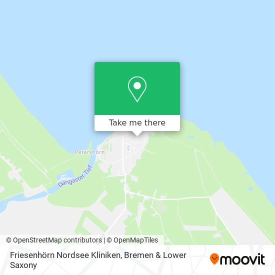 Friesenhörn Nordsee Kliniken map