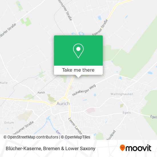 Blücher-Kaserne map