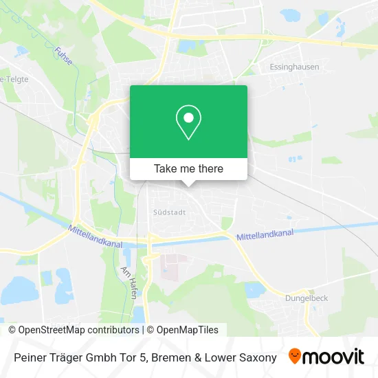 Карта Peiner Träger Gmbh Tor 5