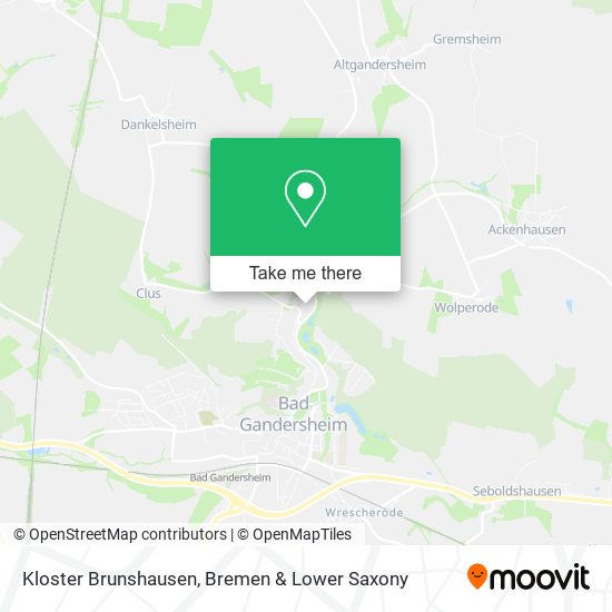 Kloster Brunshausen map