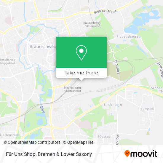Für Uns Shop map