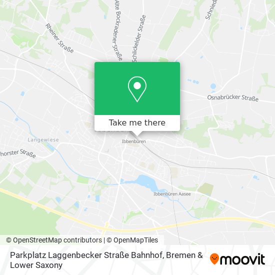 Parkplatz Laggenbecker Straße Bahnhof map