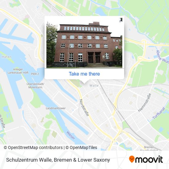 Schulzentrum Walle map