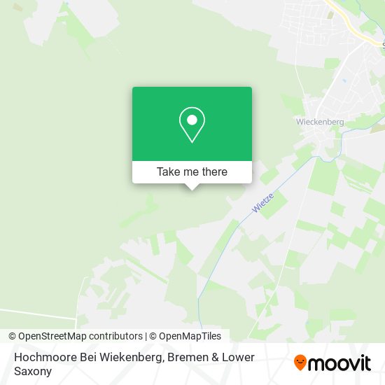 Hochmoore Bei Wiekenberg map