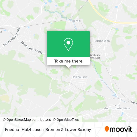 Friedhof Holzhausen map