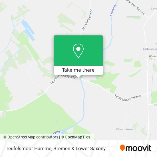 Teufelsmoor Hamme map