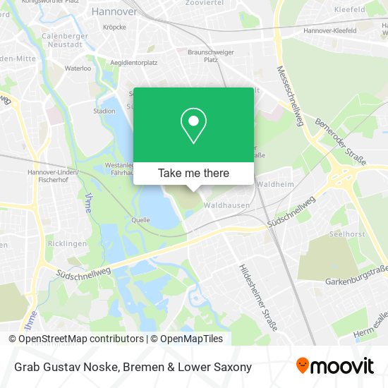 Grab Gustav Noske map