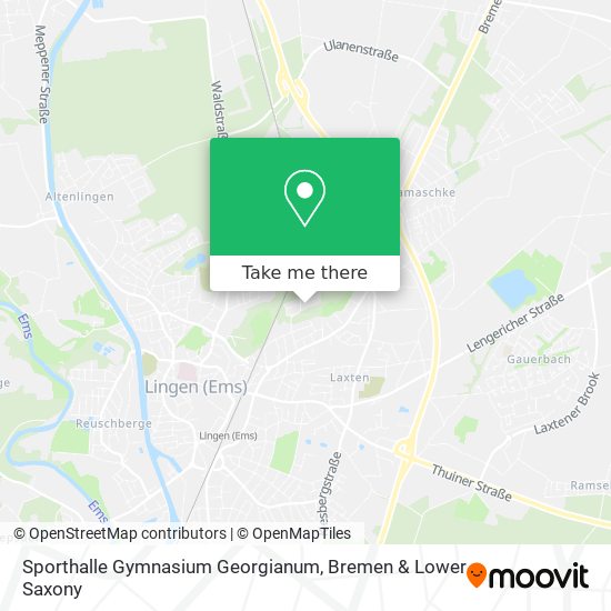 Sporthalle Gymnasium Georgianum map