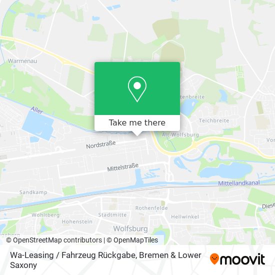 Wa-Leasing / Fahrzeug Rückgabe map