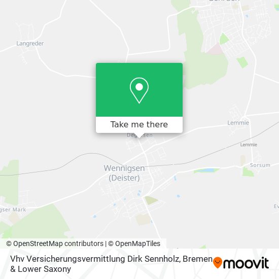 Vhv Versicherungsvermittlung Dirk Sennholz map