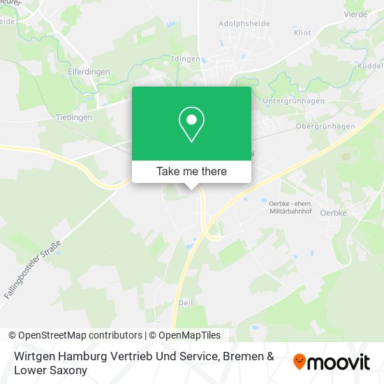 Wirtgen Hamburg Vertrieb Und Service map