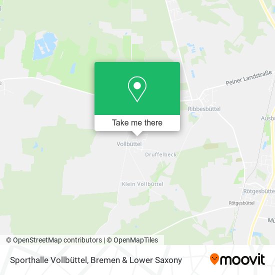 Sporthalle Vollbüttel map
