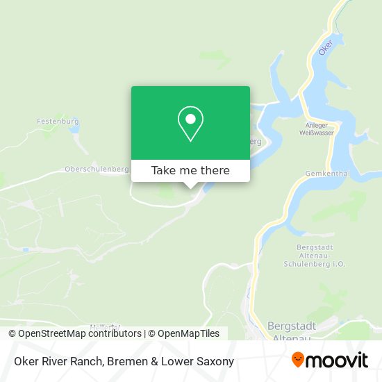 Oker River Ranch map