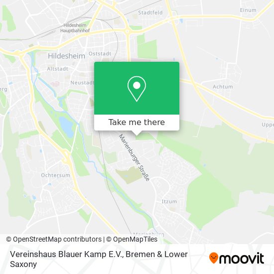 Vereinshaus Blauer Kamp E.V. map