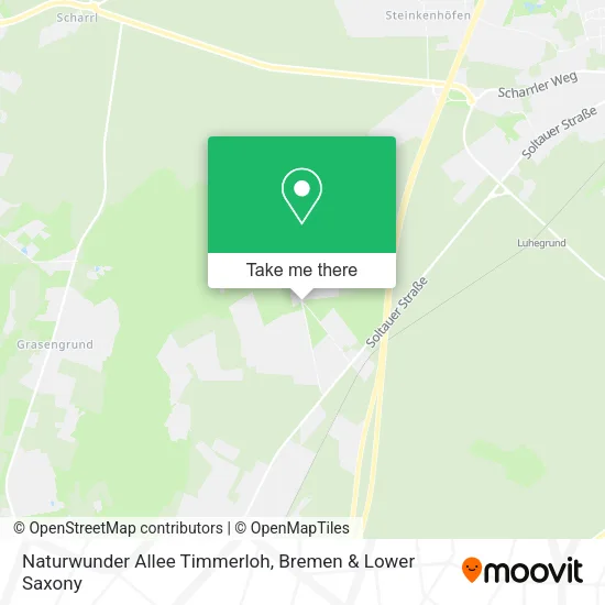 Карта Naturwunder Allee Timmerloh