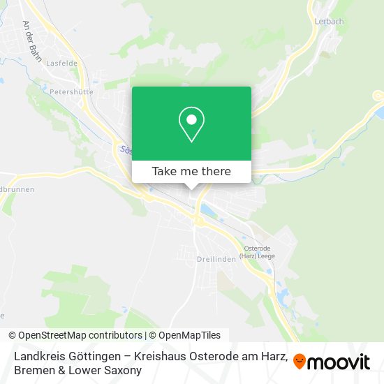 Landkreis Göttingen – Kreishaus Osterode am Harz map