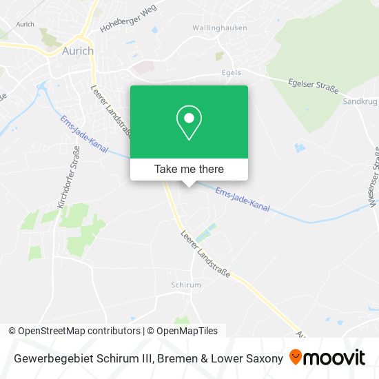 Gewerbegebiet Schirum III map