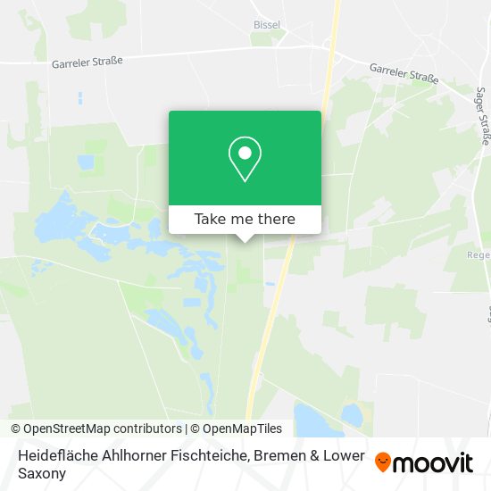Heidefläche Ahlhorner Fischteiche map
