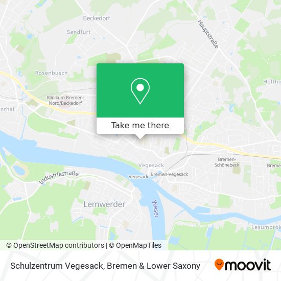 Schulzentrum Vegesack map