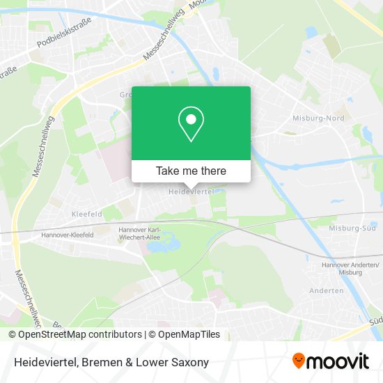 Heideviertel map
