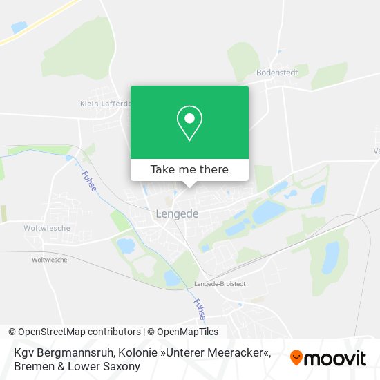 Kgv Bergmannsruh, Kolonie »Unterer Meeracker« map