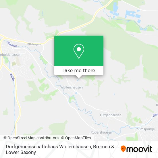 Dorfgemeinschaftshaus Wollershausen map