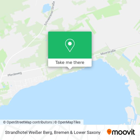 Strandhotel Weißer Berg map