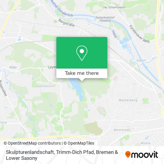 Skulpturenlandschaft, Trimm-Dich Pfad map