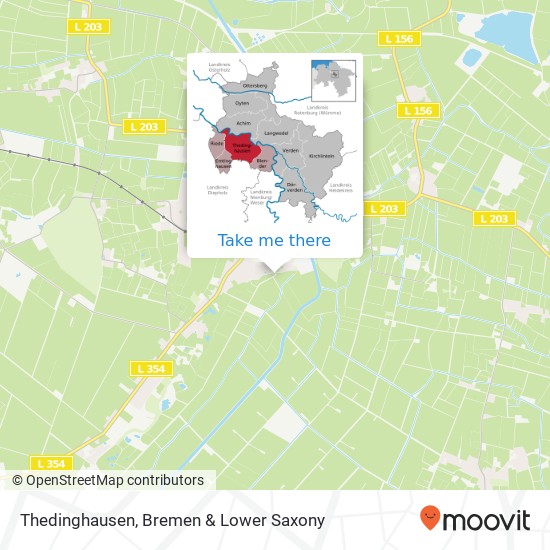 Thedinghausen map