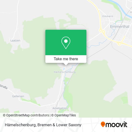 Hämelschenburg map