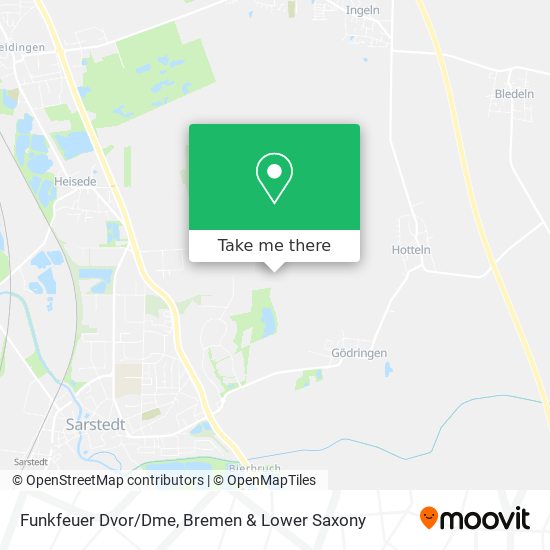 Funkfeuer Dvor/Dme map