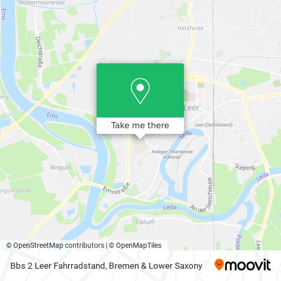 Bbs 2 Leer Fahrradstand map