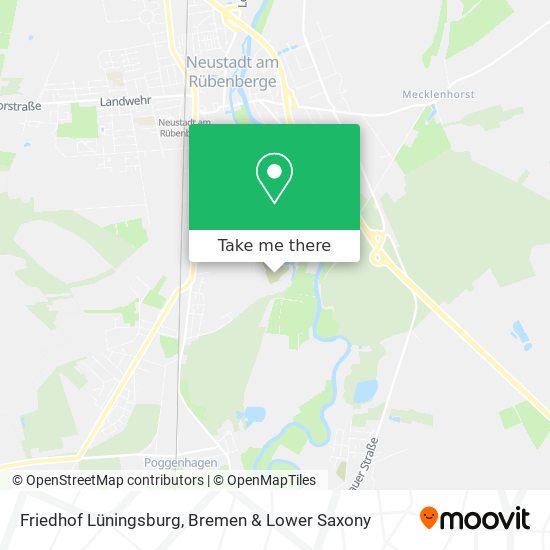 Friedhof Lüningsburg map