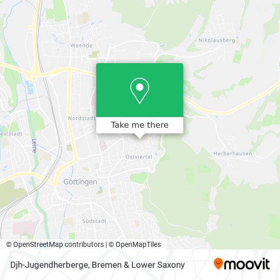 Djh-Jugendherberge map
