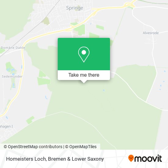 Homeisters Loch map