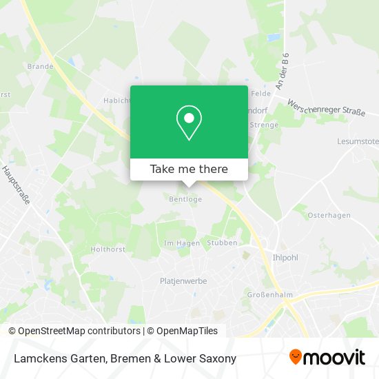 Lamckens Garten map