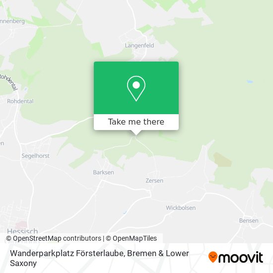 Wanderparkplatz Försterlaube map