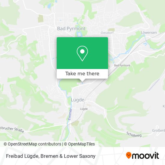 Freibad Lügde map