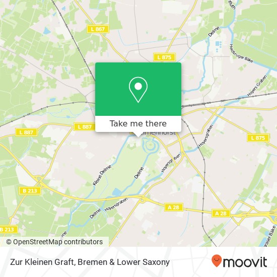 Карта Zur Kleinen Graft
