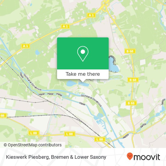 Карта Kieswerk Piesberg