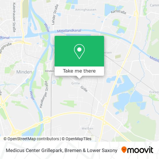Medicus Center Grillepark map