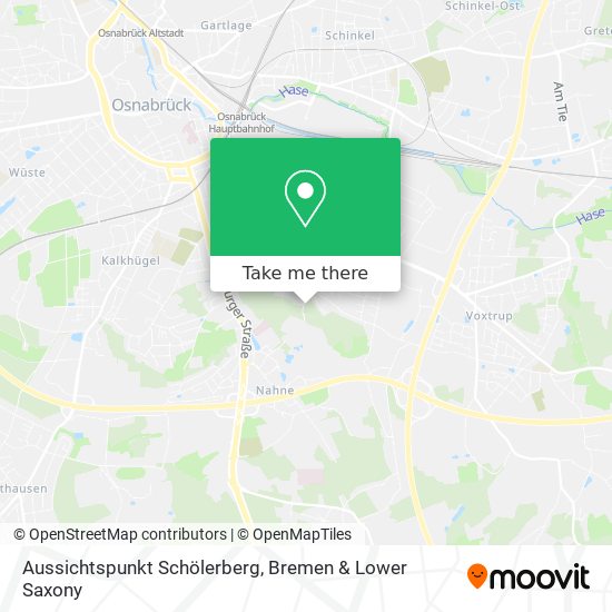 Aussichtspunkt Schölerberg map