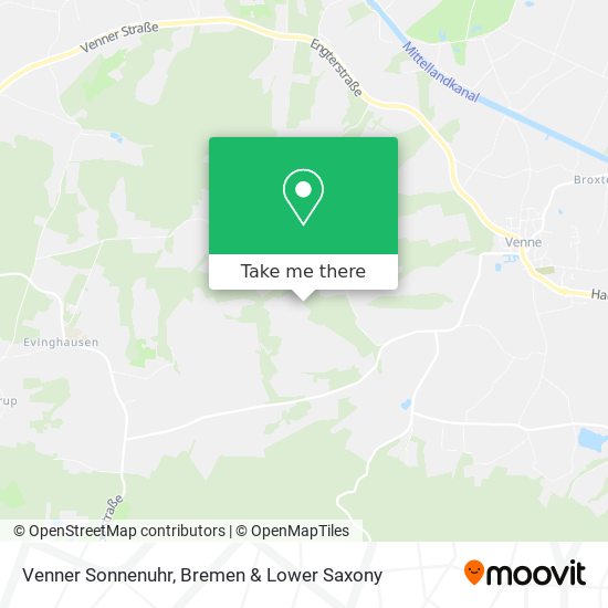 Venner Sonnenuhr map