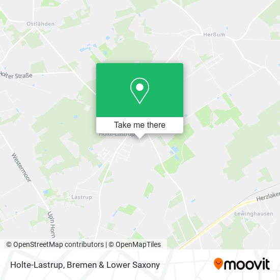 Holte-Lastrup map