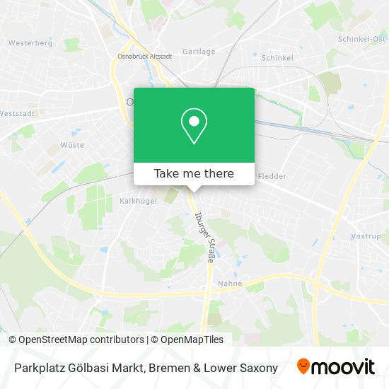 Parkplatz Gölbasi Markt map