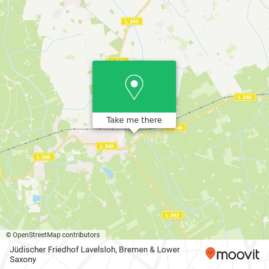 Jüdischer Friedhof Lavelsloh map