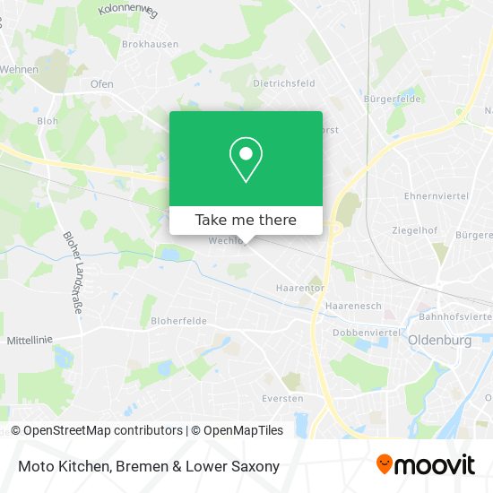 Moto Kitchen map