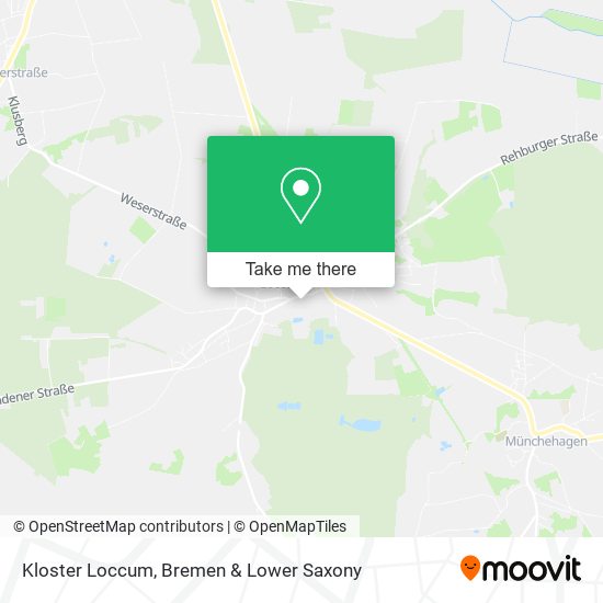 Kloster Loccum map