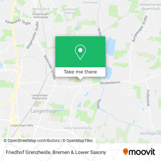 Friedhof Grenzheide map