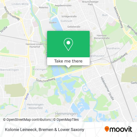 Kolonie Leineeck map